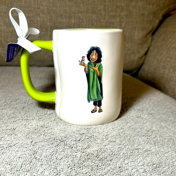 Rae Dunn Disney Enchanto Artisan Collection Magenta Ceramic Coffee Mug Cup NWT - Picture 2 of 2